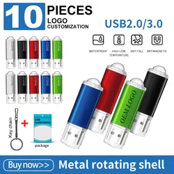 Memoria USB 3.0 Metálica 64GB – Personalizable con Logotipo