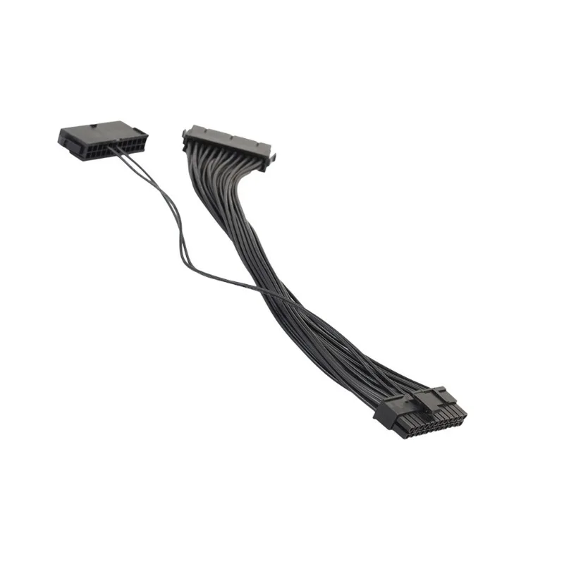 Cable de alimentación de 24 pines, sincronizador macho a hembra, placa base de 30cm, Cable de extensión Dual para adaptador de ordenador - imagen 5