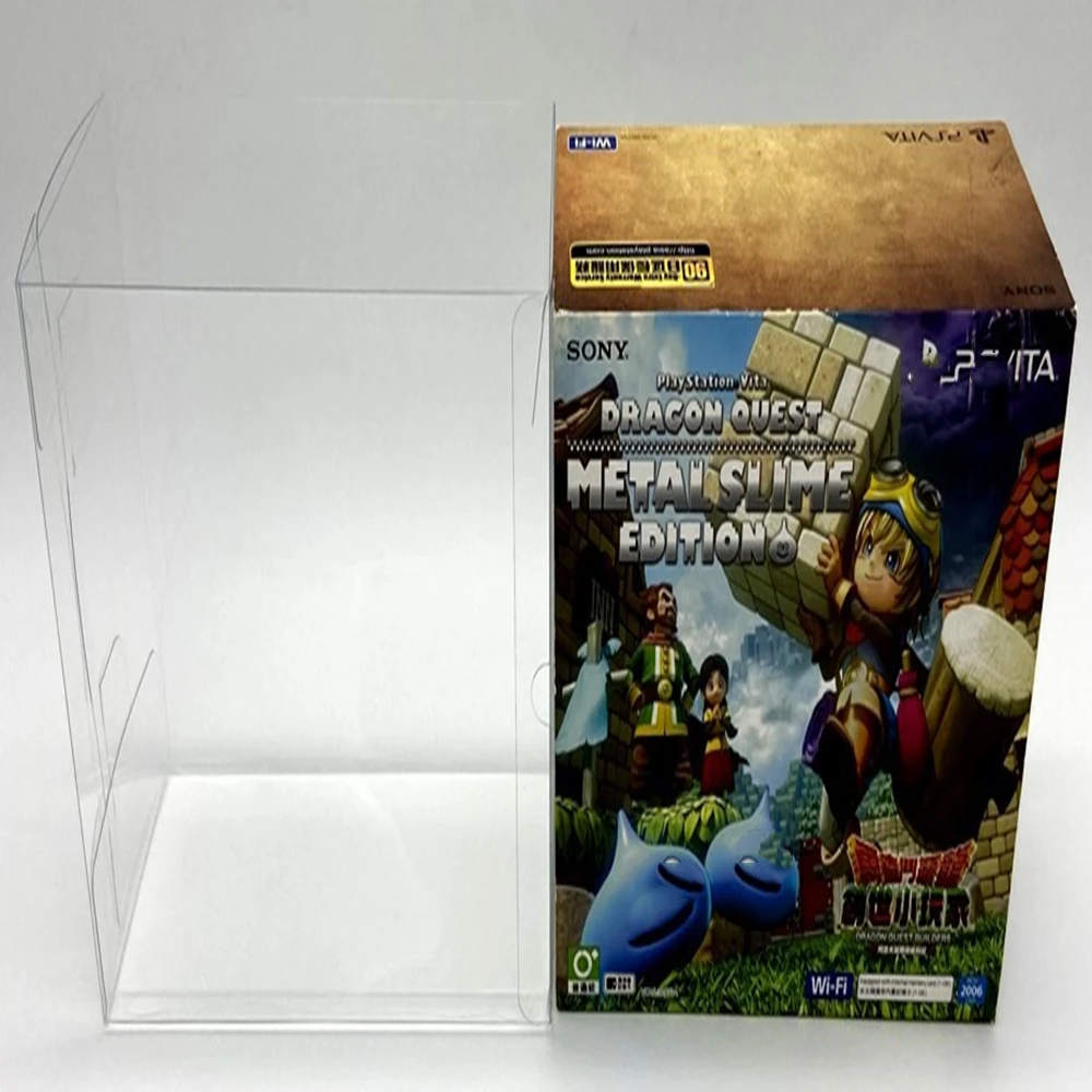 Protector de caja transparente para Sony PS VITA/PSV2000/DRAGON QUEST, cajas de recogida, carcasa de juego para mascotas, estuche de exposición transparente