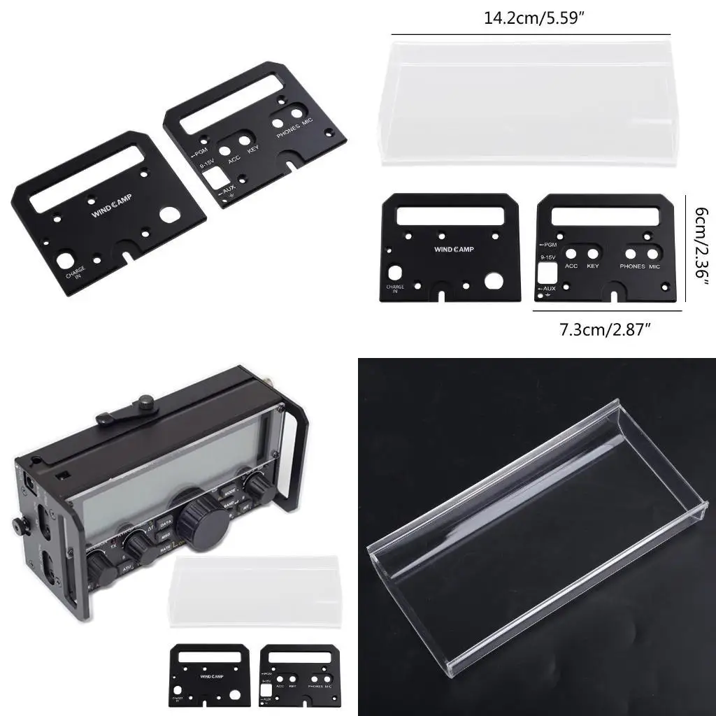Elecraft KX2 Kit de protección especial de radio de onda corta portátil Kit de blindaje de mecanizado de precisión y durabilidad CNC - imagen 3