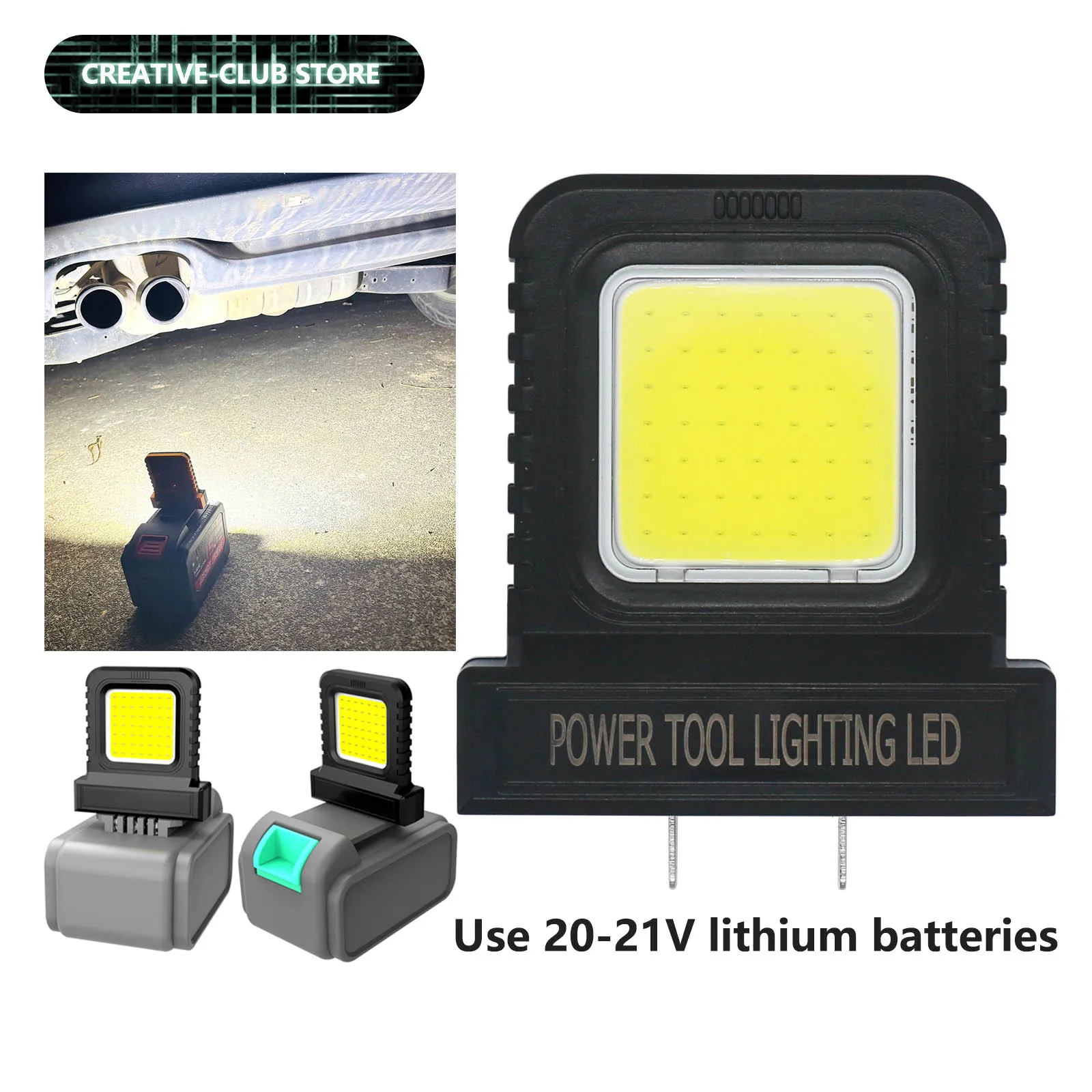 Módulo LED lámpara de Camping luz de trabajo LED para 20V-21V luz de trabajo eléctrica taller de garaje accesorios de herramientas eléctricas de construcción al aire libre - imagen 2
