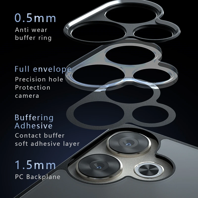 Para Poco F6 funda Xiaomi Poco F6 F 6 Capa teléfono parachoques trasero a prueba de golpes negro mate esmerilado Negro transparente Fundas Poco F6 - imagen 5