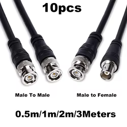 Cable BNC Pigtail Extensión Macho-Hembra para CCTV – 2m