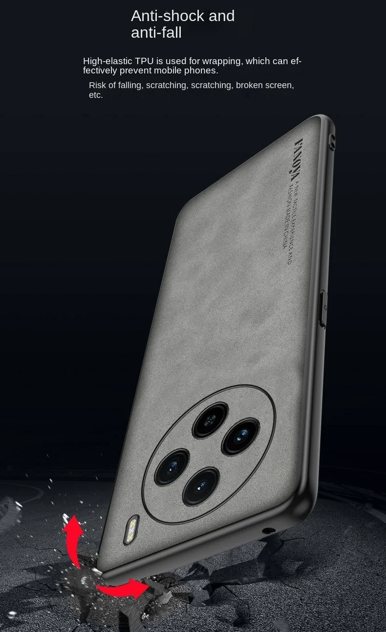 Para VIVO X200 Pro funda de piel sintética suave con funda trasera protectora magnética para VIVO X100 Ultra X100Pro X200 X100S carcasa de teléfono - imagen 4