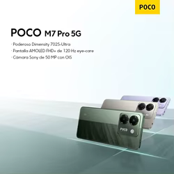 POCO M7 Pro 5G – Móvil AMOLED 120 Hz con OIS