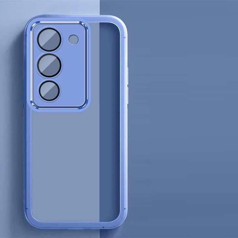 Para Redmi 15 5G lente completa película protectora de cámara mate funda de teléfono de silicona suave para Xiaomi Redmi15 4G cubierta transparente de TPU - imagen 3