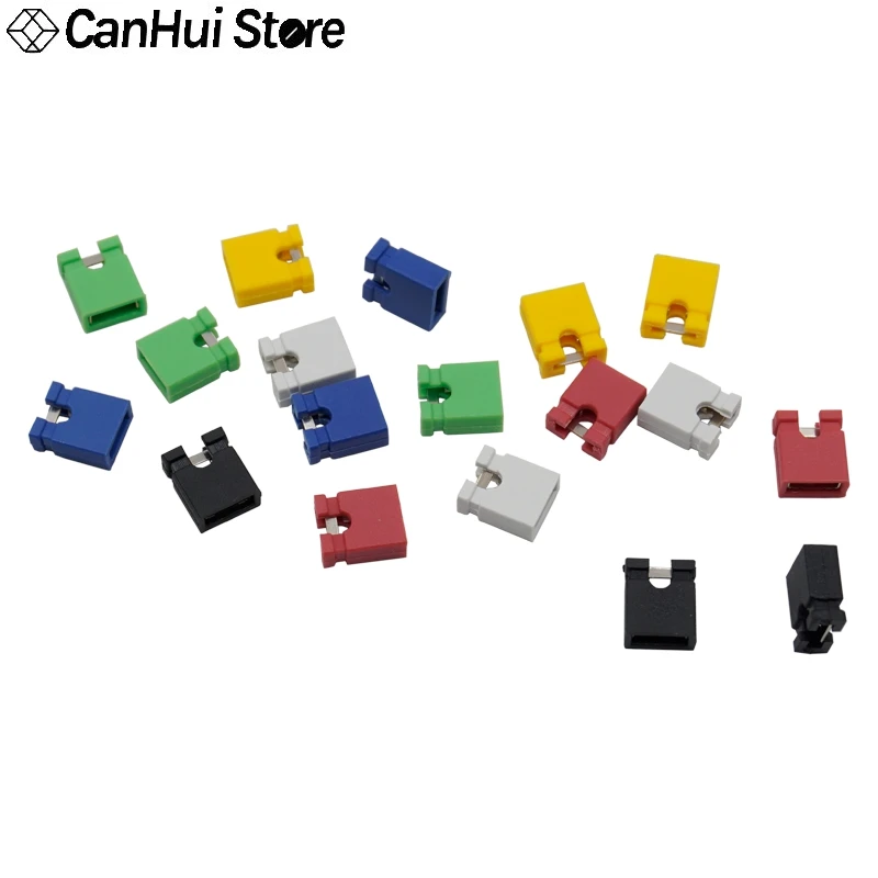 10 - 100pcs 1,27mm 2,0mm 2,54mm 5,08mm saltador tapa pin bloque de circuito placa de circuito PCB placa de circuito de una sola fila conector de aguja de cobre masculino - imagen 4