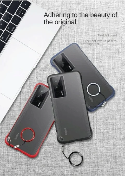 Para Xiaomi POCO F5 Pro funda dura de PC transparente con anillo funda protectora trasera para Xiaomi POCO F4 GT F5Pro carcasa de teléfono - imagen 3