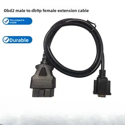 Cable OBD2 Macho a DB9P Hembra para Diagnóstico de Averías Automóvil