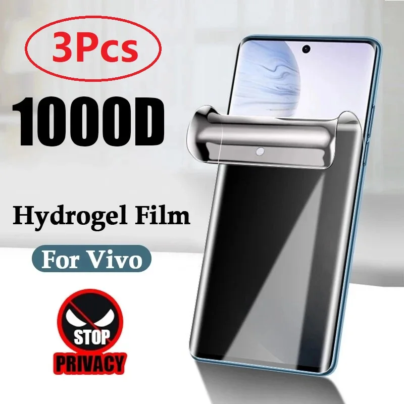Película de hidrogel para privacidad, Protector de pantalla para Motorola G34, G54, G84, G53J, G53 Y 5G, G54 5G Power Edge 2023 40 Neo Moto G14, 3 uds.