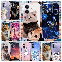 Funda TPU Transparente para Oppo A40 – Diseño Gato