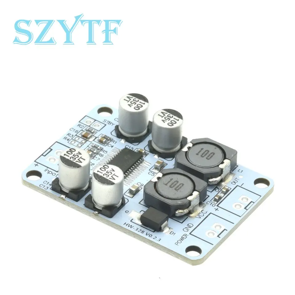 Placa amplificadora de potencia Digital Mono TPA3110 PBTL, módulo amplificador de potencia de 30W, 8 ~ 26VDC - imagen 3