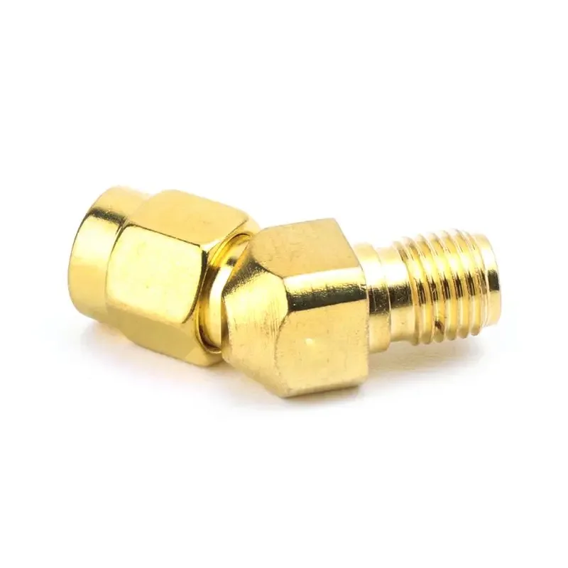 Conector adaptador cónico SMA macho a SMA hembra 45 de 135 grados para antena de gafas FPV - imagen 4