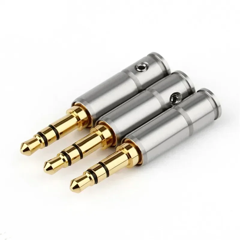 Conector de 3,5mm Jack 3 4 polos para auriculares, Conector de Audio de 3,5mm de consumo, electrónica de 38mm de longitud para conector de cable de auriculares de 4,2mm - imagen 5