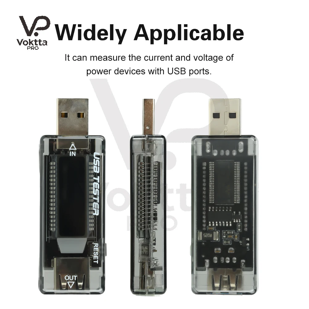 KWS-V21 Medidor de potencia USB Probador USB Medidor de voltaje Probador de corriente Pantalla LCD IPS Probador de potencia Multímetro Tipo C - imagen 2