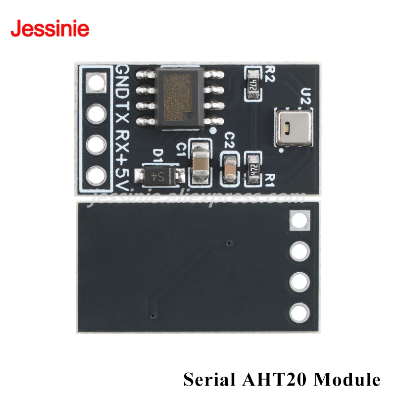 Módulo Sensor Digital de temperatura y humedad, puerto serie AHT20 AHT30, medida Industrial de temperatura y humedad TTL, 10 Uds./1 ud. - imagen 2