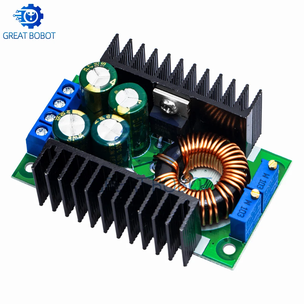 Convertidor Boost BS 1 piezas DC 9A 300W 150W, reductor, 5-40V a 1,2-35V, módulo de potencia XL4016 - imagen 5