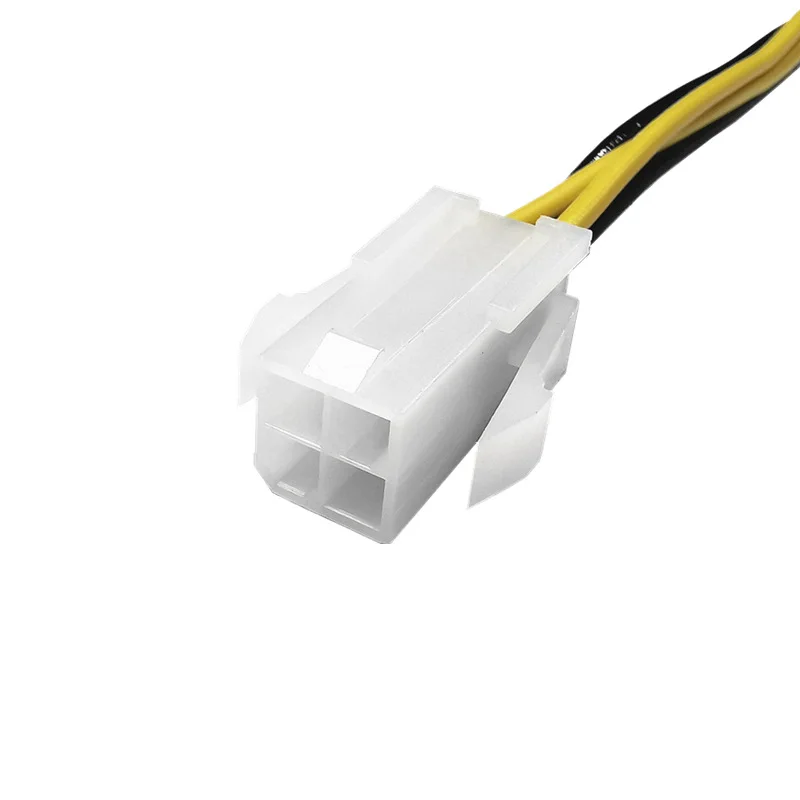 Funda de ordenador de 20cm, 8 pulgadas, ATX, 4 pines, macho a 4 pines, hembra, PC, CPU, fuente de alimentación, Cable de extensión, adaptador de conector - imagen 2