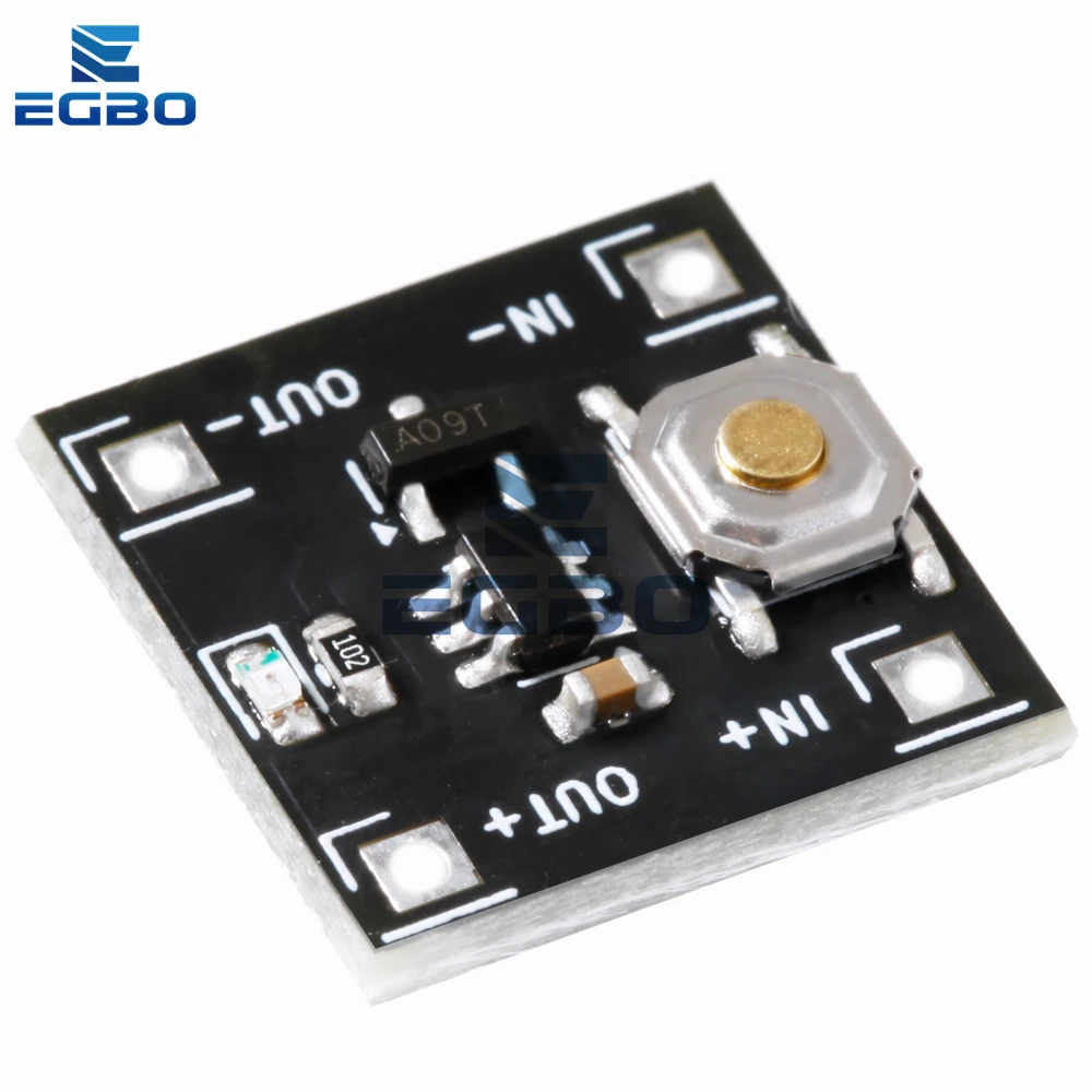 1 ~ 5 uds YR-1006 módulo de interruptor biestable de botón de enlace único, 2,2 - 5V, 0,5uA continuo, carga 2A, Micro de una tecla de baja potencia - imagen 4