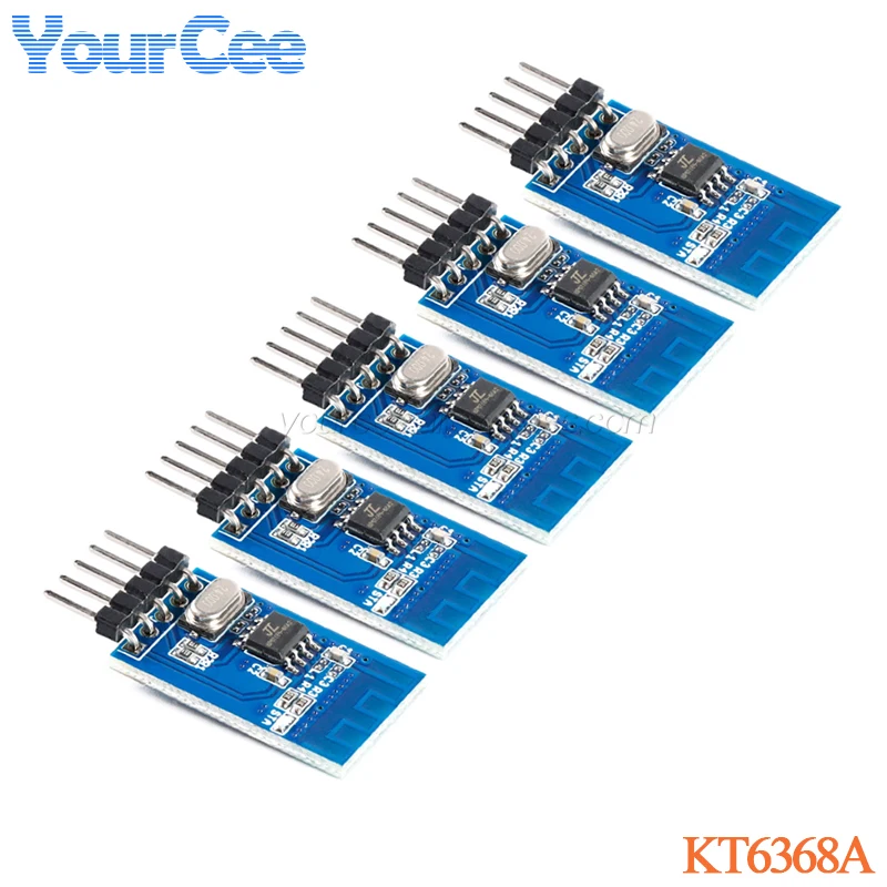 5 uds/1 unidad KT6368A compatible con Bluetooth BLE 5,1 módulo de transmisión transparente puerto serie comunicación de datos 5,1BLE/2,1 SPP