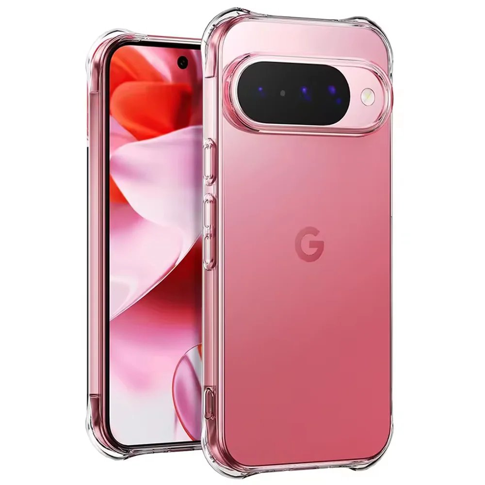 Funda suave de silicona ultrafina a prueba de golpes para Google Pixel 10 9 9A 8 8A 7 7A 6 6A Pro XL 9XL carcasa trasera transparente 