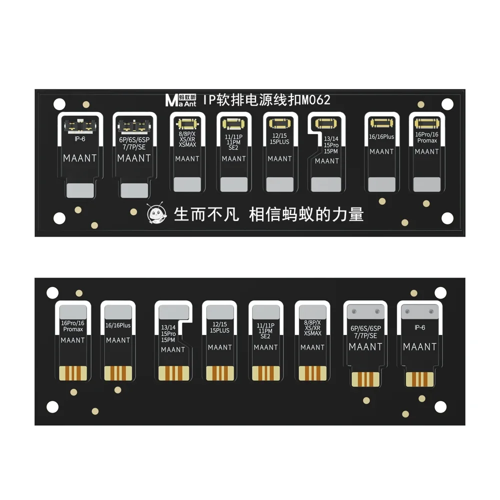 MaAnt M062 teléfonos de fila suave hebilla de batería mantenimiento de la placa base Cable de arranque de energía conector FPC reparación de soldadura de batería - imagen 5