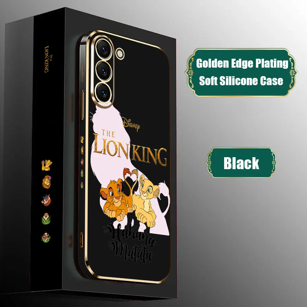 Funda HAKUNA MATATA del rey león para Samsung Galaxy Note Ultra 20, 10, 9, 8 Plus, A15, A14, A13, A05, S, M62, M53, M51, M33, M32, M31, 5G - imagen 3