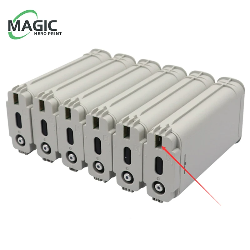 Cartuchos de tinta para impresora HP, recambio de tinta Compatible con Chip, 72, 6 colores, 130ml, para HP72, Designjet, T610, T770, T795, T1100, T1120, T1200, T1300, T2300, novedad - imagen 4