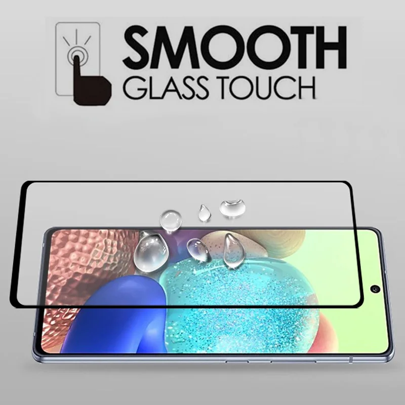 Protector de pantalla de vidrio templado para Samsung Galaxy, película protectora para Samsung Galaxy A42, A41, A40, A40S, A 42, 41, 40, 40S, Samsunga42, Galaxy ya42, 3 unidades - imagen 4