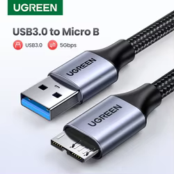 Ugreen Cable Carga Rápida Micro USB 3.0 3A 1M Samsung Note 3 S5