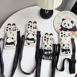 Funda Panda con Orejas para Huawei Nova 11 SE y Honor X7B