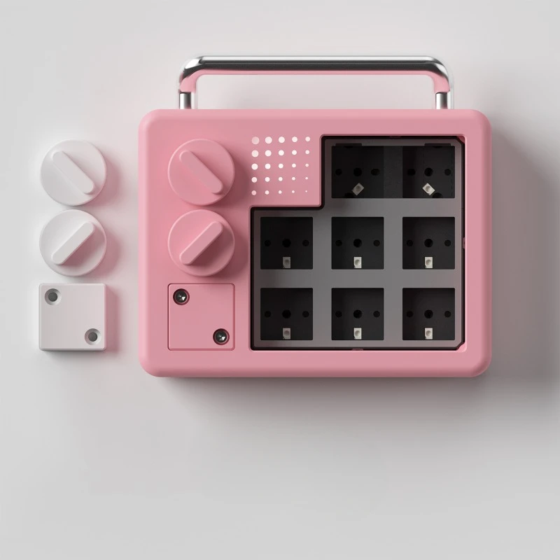 Miniteclado de teclado mecánico de modo Dual, Junta inalámbrica Bluetooth, enchufe en caliente, accesorio para computadora, oficina, juegos, regalos