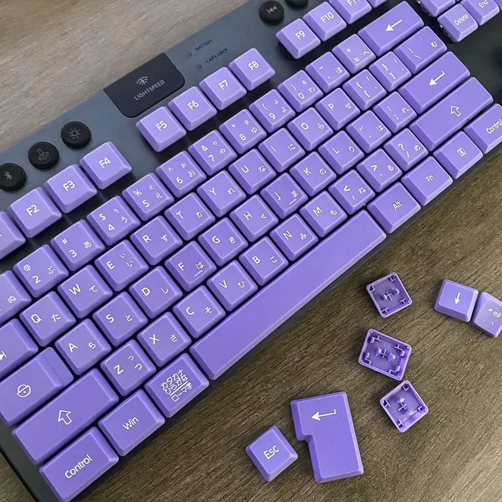 1 Juego de teclas japonesas personalizadas para Logitech G913 G915 G813 G815 TKL PBT, teclas antideslizantes y resistentes al desgaste, transparentes - imagen 5