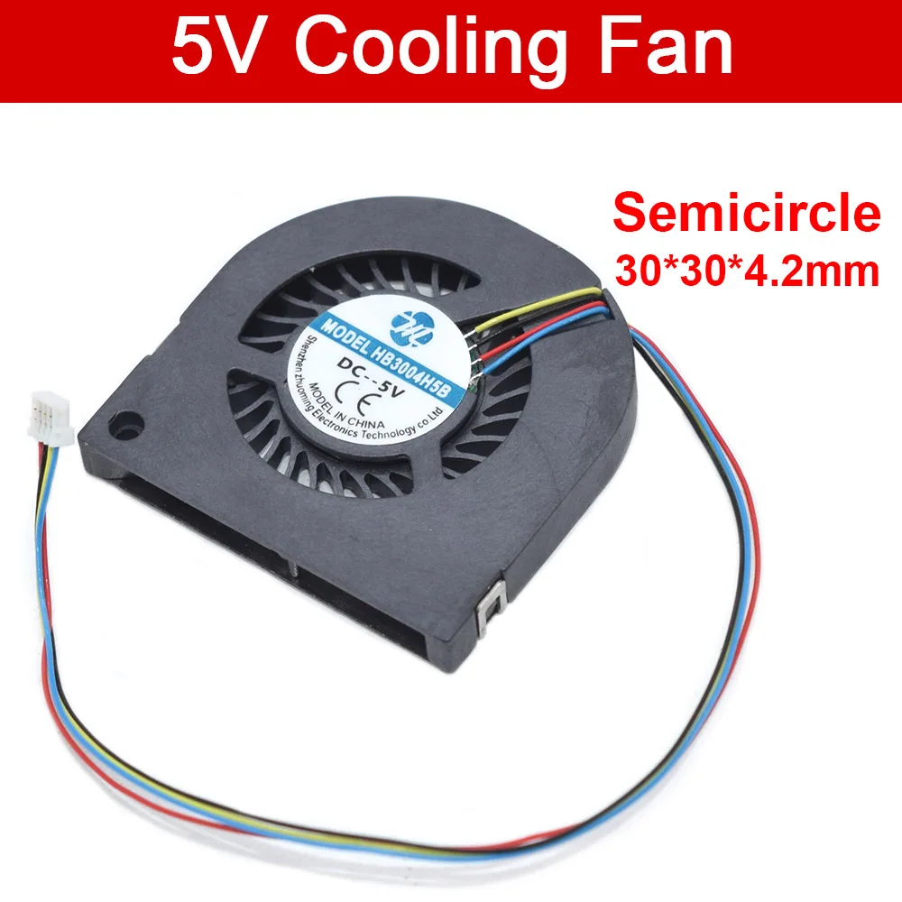 Ventilador Turbo hidráulico en miniatura, dispositivo de refrigeración para rotación PWM, 4 pines, UAV 3004 3003, 30MM, DC5V, HB3004H5S, HB3004H5B, nuevo - imagen 4