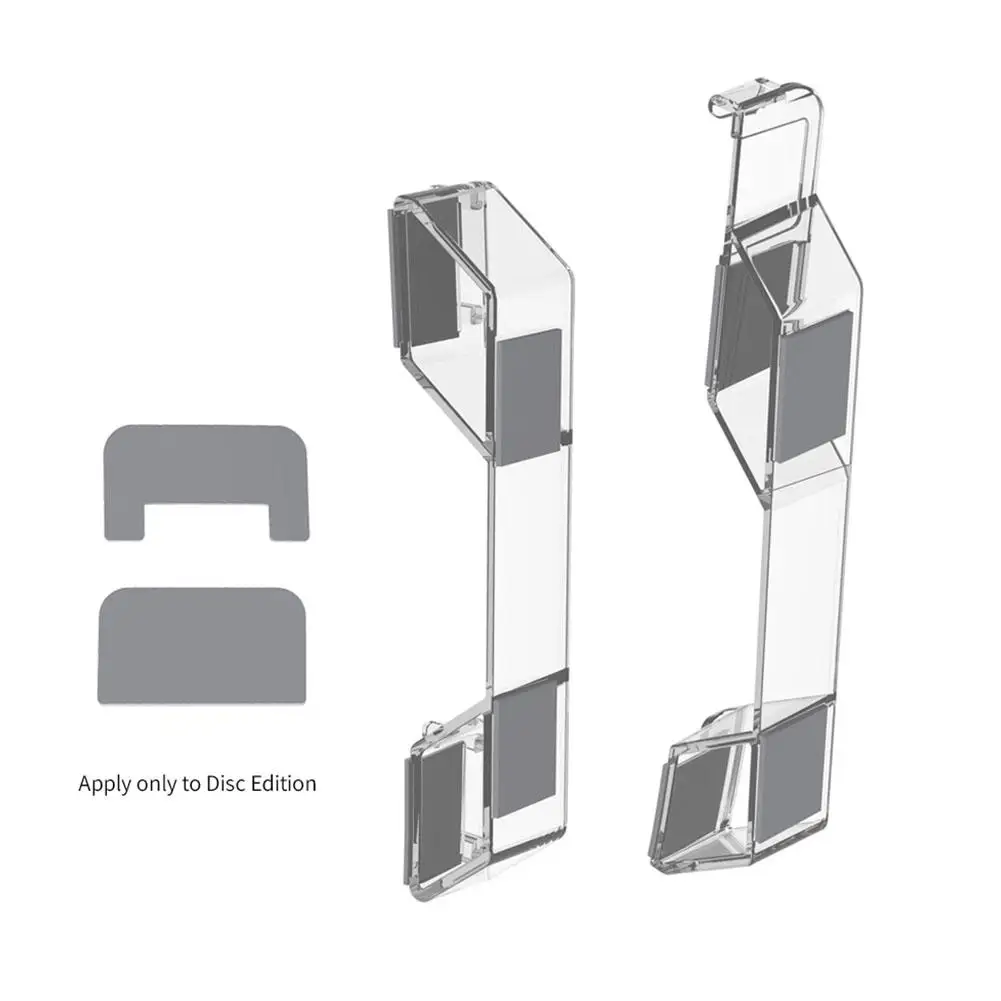Soporte Horizontal para consola de juegos, edición de unidad Digital/óptica delgada, soporte de montaje en muelle, Base transparente para 5 Slim - imagen 5