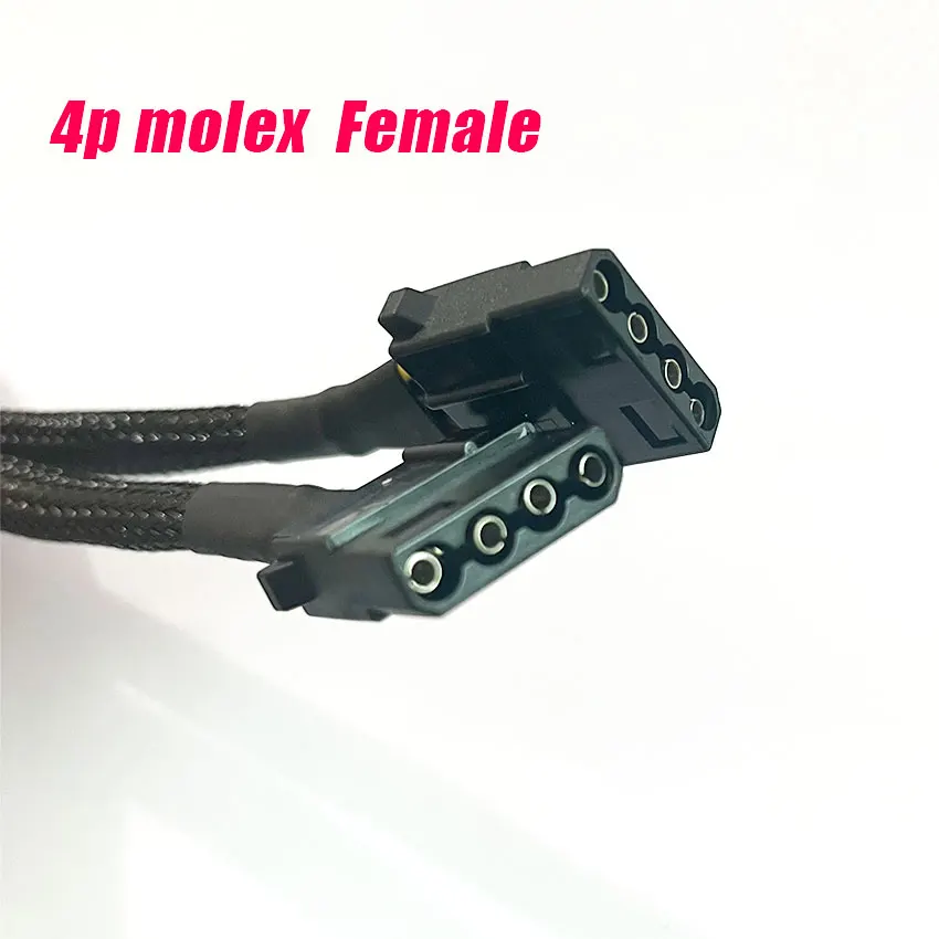 1/5/10 Uds 20cm IDE disco duro Cable de interfaz de unidad óptica grande 4 pines 1 en 2 2 vías 4 pines PSU Cable divisor de potencia LP4 Molex 1to2 - imagen 2