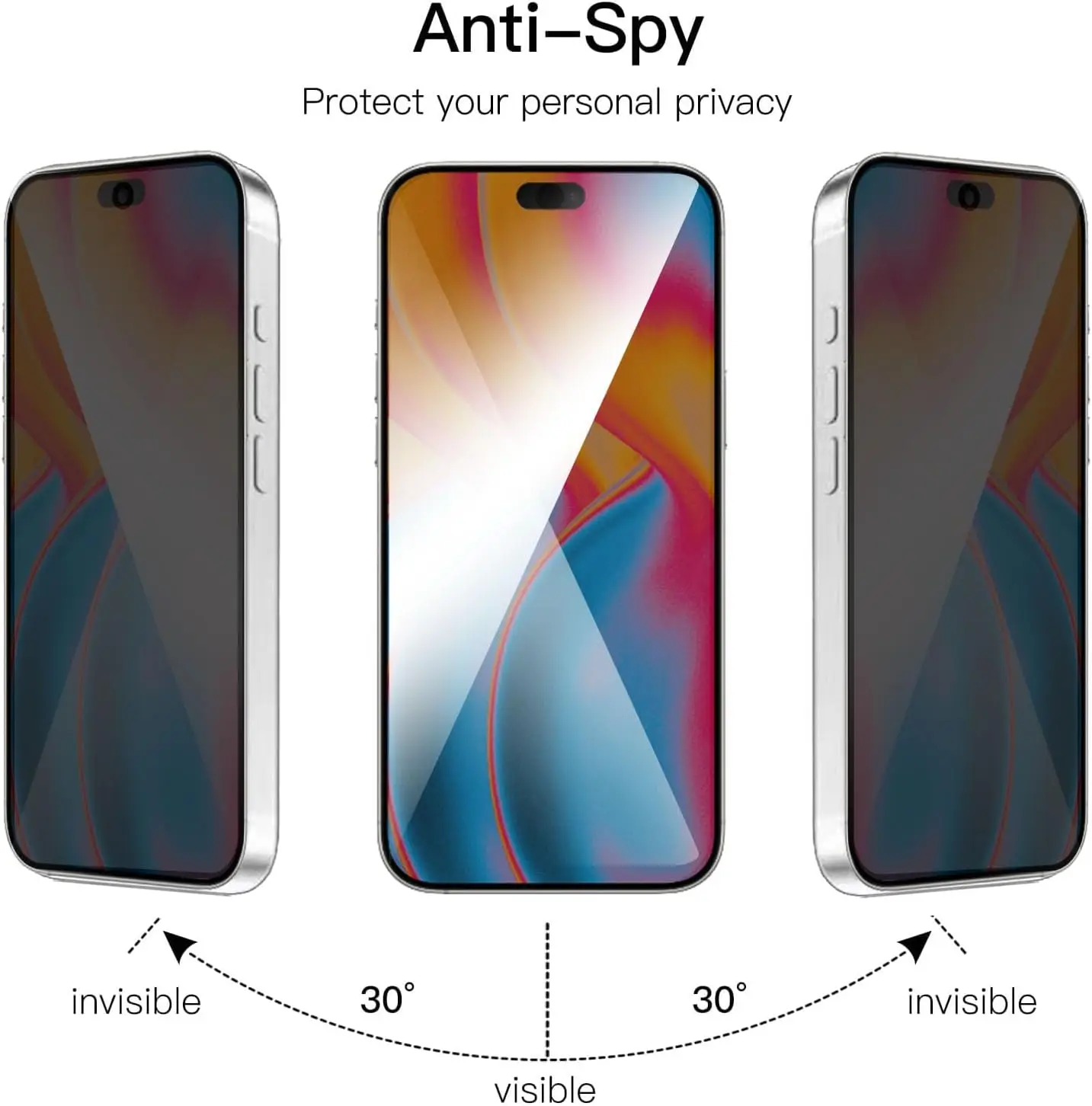 Protectores de pantalla de privacidad 2.5D 9H para Red Magic 11 Pro Protector antiespía para ZTE nubia Red Magic11Pro plus - imagen 4