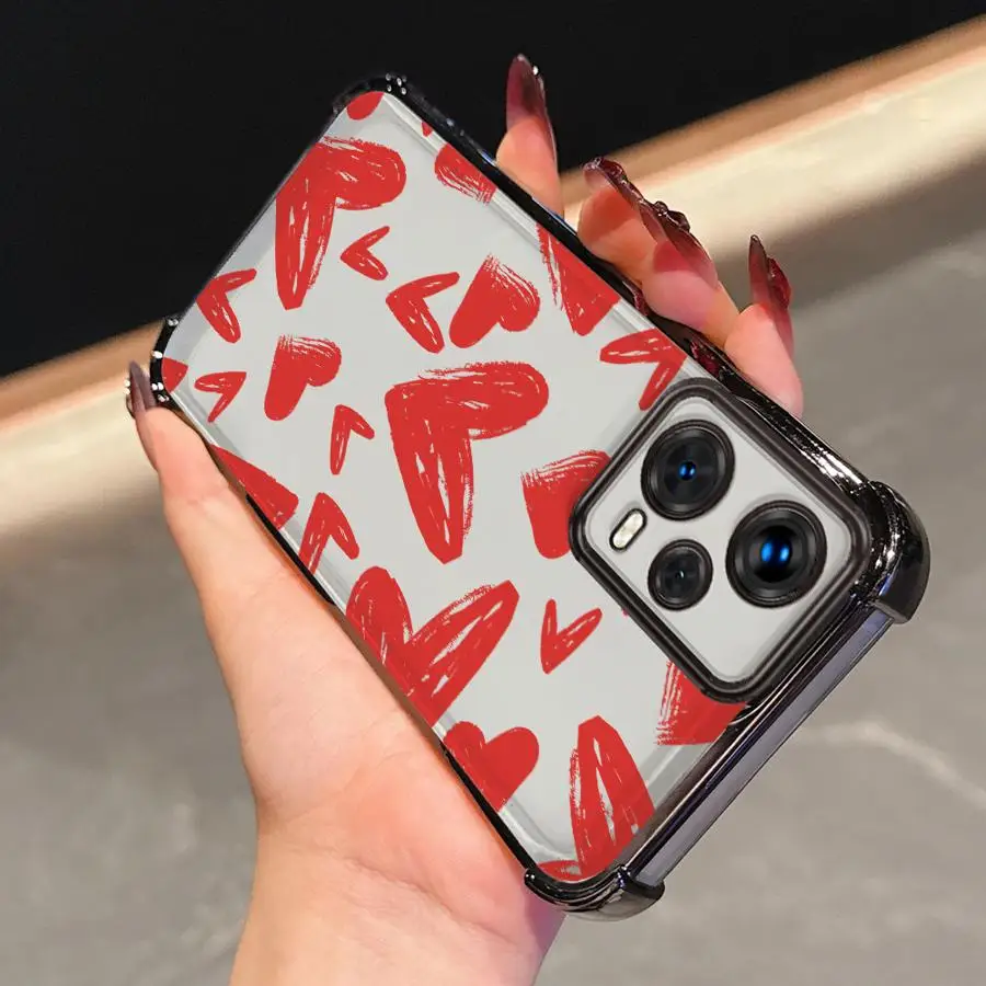 Funda de teléfono para Redmi Note 14 Pro Plus 10 Lite 11s 11 12 13 10 Pro 10s 9S funda suave corazón de amor creativo - imagen 4