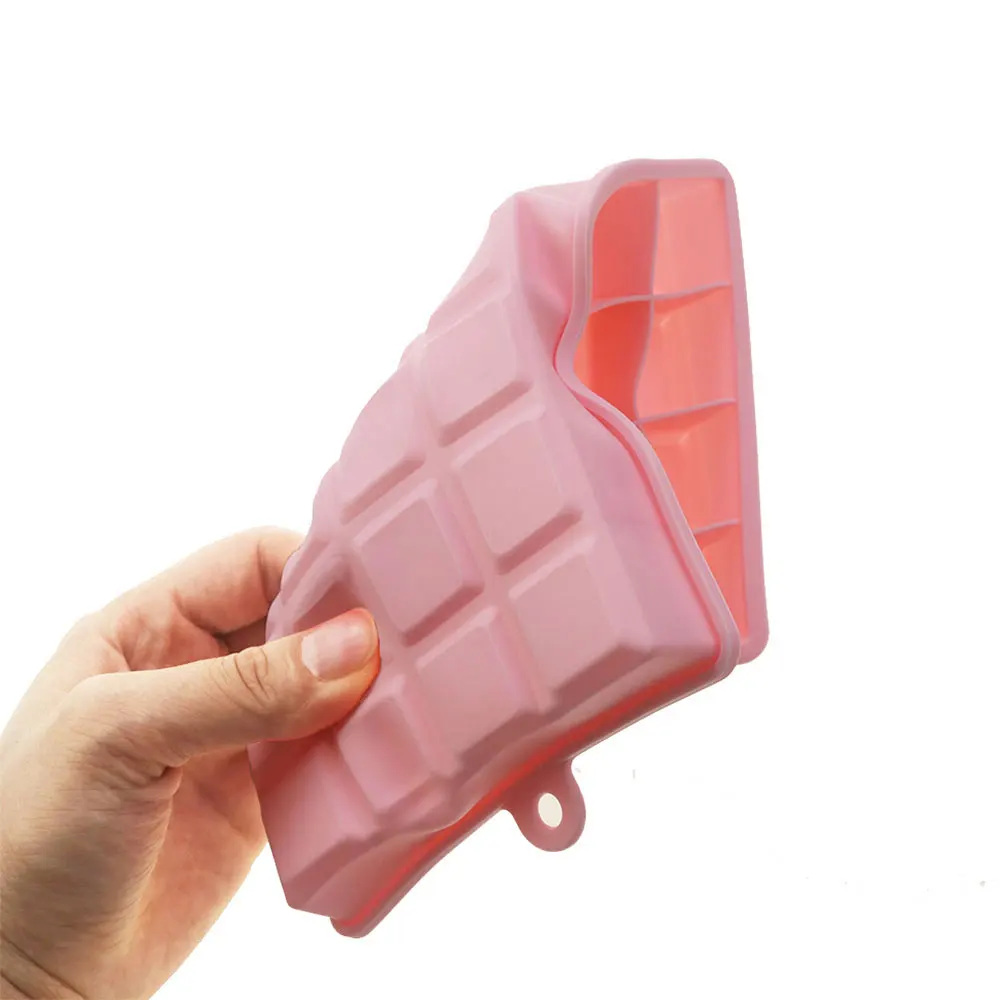 JCD-Molde de silicona para cubitos de hielo, bandeja cuadrada grande de 24 rejillas, duradera, de grado alimenticio, fabricante de cubitos de hielo con tapa - imagen 5