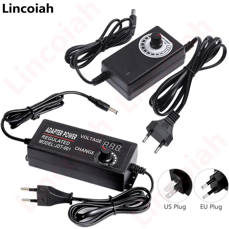 Cable 220V a 12V 5A – Transformador Ajustable Alimentación CC - imagen 4