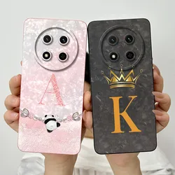 Funda Honor X9c 5G Letras Corona – Protección Antigolpes