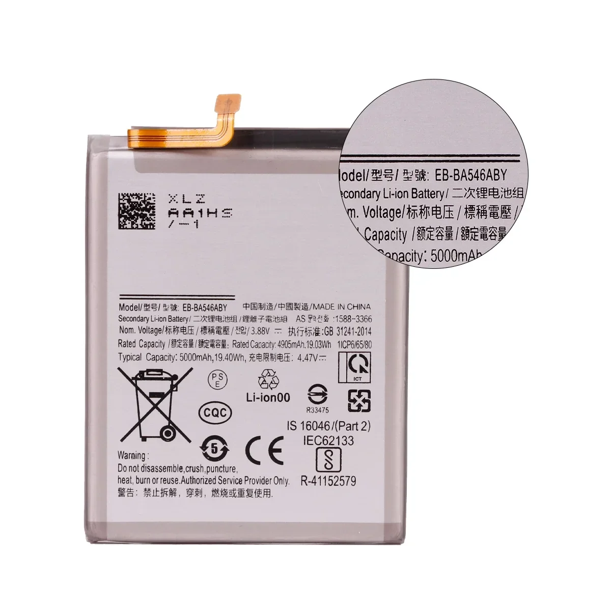 Nueva batería de EB-BA546ABY de 5000mAh para Samsung Galaxy A54 5G A546/Galaxy A34 5G A346 baterías de teléfono + herramientas - imagen 2