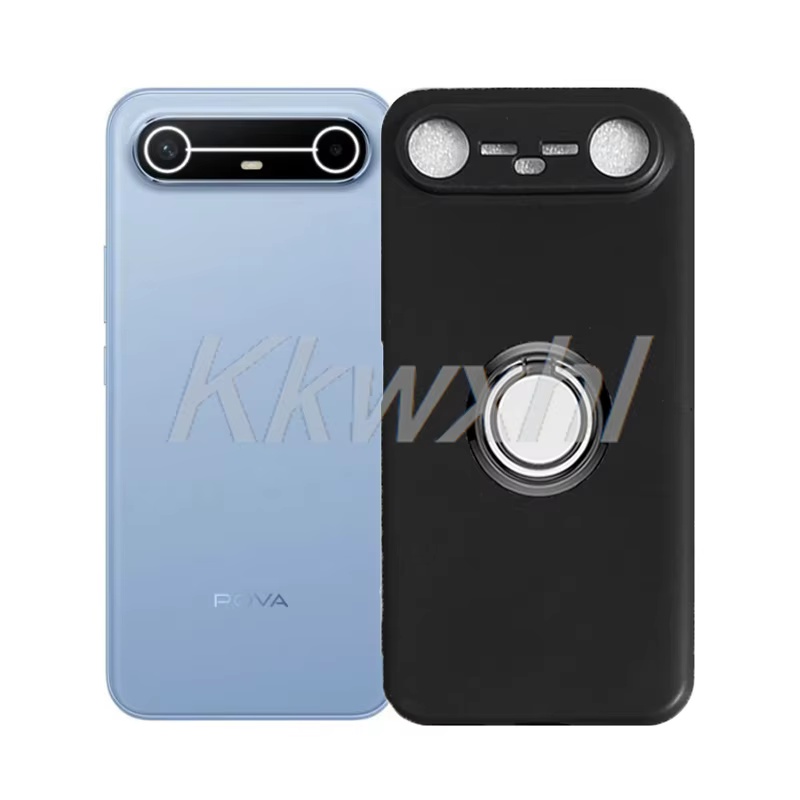 Para Tecno Spark Slim Pova Slim 5G KM9 SparkSlim TecnoPovaSlim 2025 soporte de anillo trasero funda de teléfono Original a prueba de golpes - imagen 2