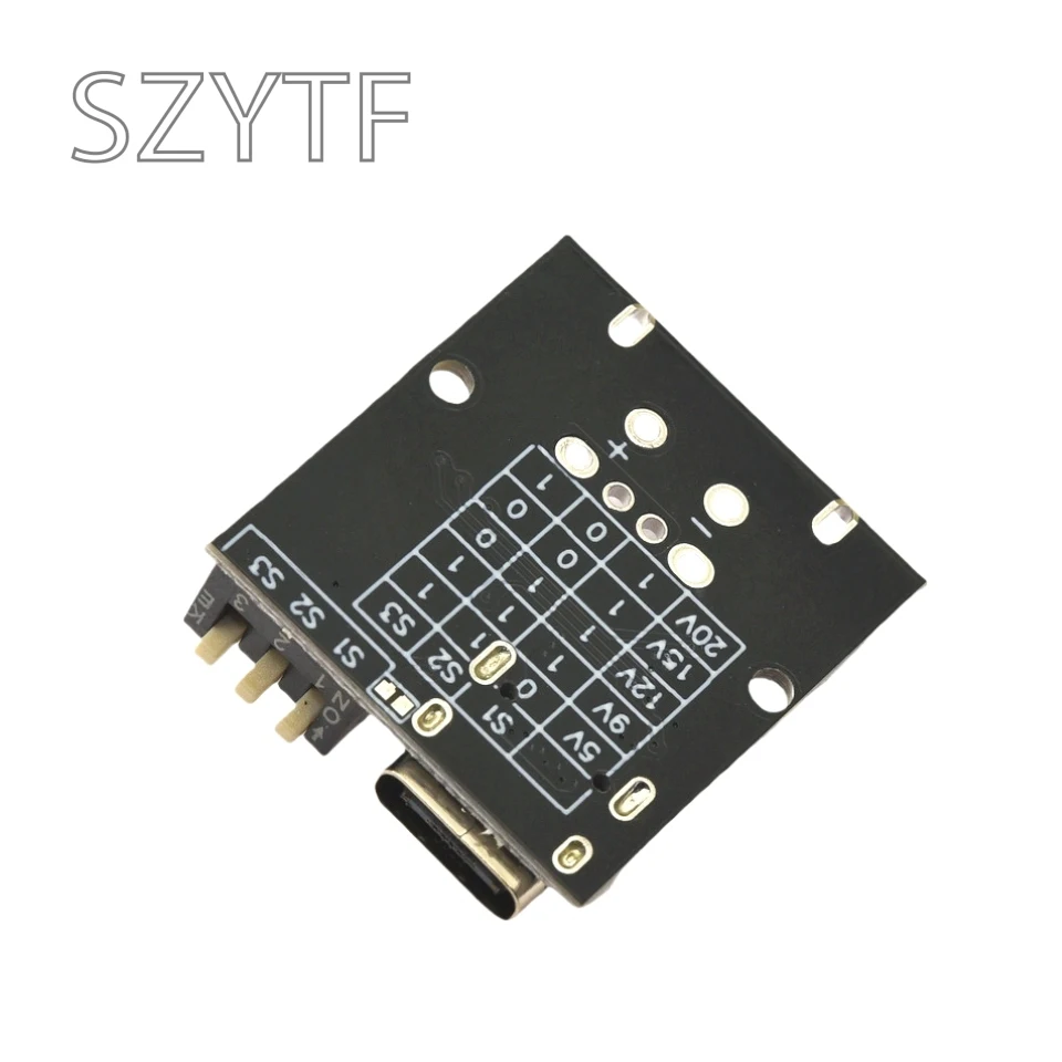 PD Decoy QC/AFC/FCP batería de carga rápida adaptador de disparo de carga rápida para cargadores de portátiles 9V 12V 15V 20V con interruptor de Dial - imagen 4