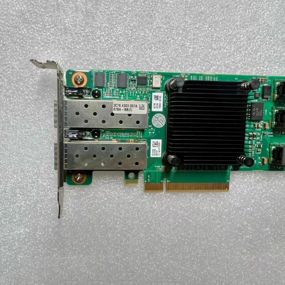 MT27712A0 SP333 Adaptador dual de red de fibra óptica de 10 Gigabits Mellanox MCX4121A 02311WTS - imagen 2