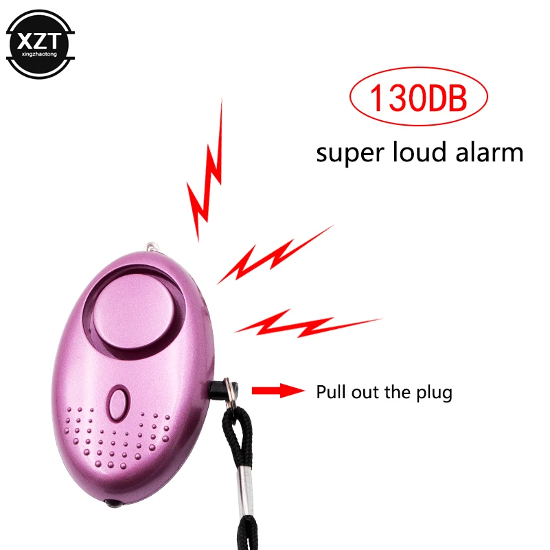 Un despertador rosa con una alarma de 130 dB
