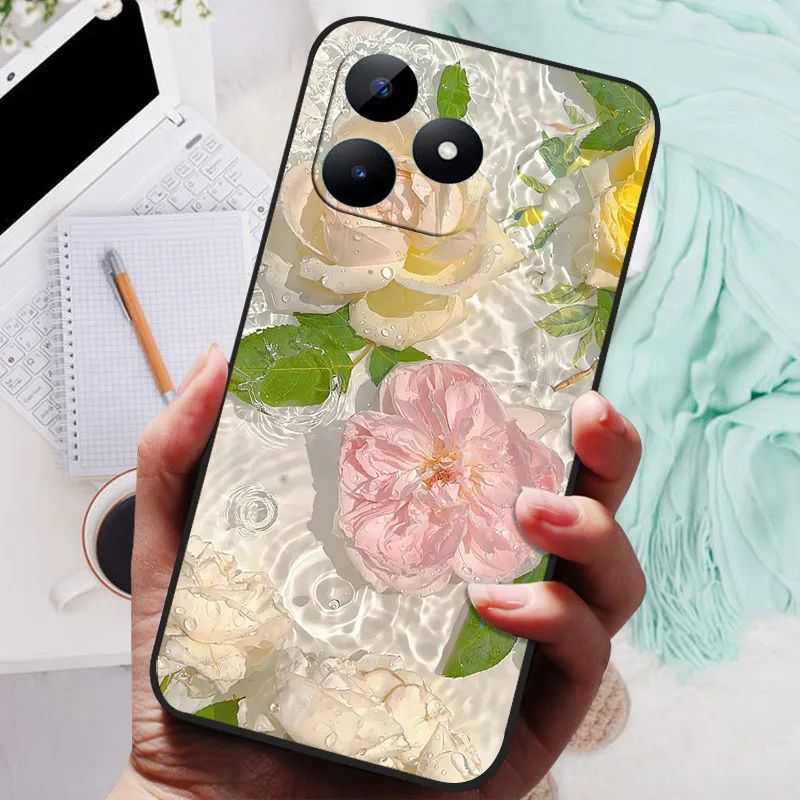 Funda de silicona a prueba de golpes para Realme, carcasa suave con estampado 3D para teléfono Realme C51, C 51 - imagen 3