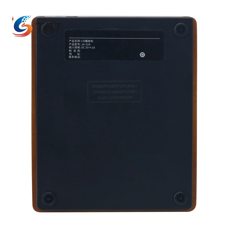 TZT Blanco TINYL SPLIT 3 en 1 Reproductor de CD dividido retro magnético de alta fidelidad Altavoz Bluetooth de 5 W Carga tipo C - imagen 3