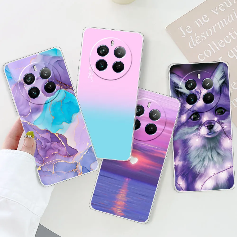 Para Realme 12 Pro 5G funda en Realme 12 Plus 5G funda a prueba de golpes funda de teléfono de silicona suave transparente para Realme 12 Pro Plus 5G Fundas - imagen 4