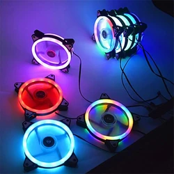 Ventilador RGB 120mm PC – Silencioso con Anti-vibración
